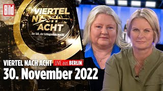 🔴 Viertel nach Acht – 30 November 2022  ua mit Susanne Gaschke und Antje Hermenau [upl. by Gnik]