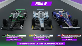 2023 Indy 500  STARTING GRID [upl. by Marolda]