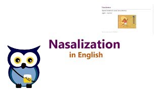 Nasalization in English Nasal or Nasalized [upl. by Yeca]