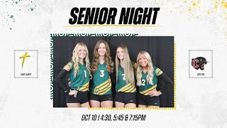 10102024 SAINTES VOLLEYBALL VS CRESTON SENIOR NIGHT [upl. by Arron]