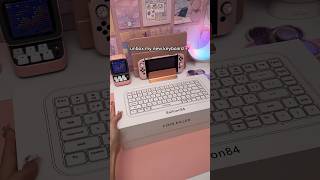 unbox my new keyboard 💕 iPad accessories  keyboard ASMR typing [upl. by Ecidna]