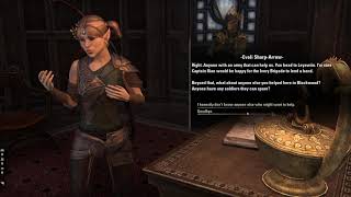 ESO Blackwood  Pyre of Ambition Story Quest [upl. by Zinn684]