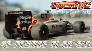 3D Printed OpenRC F1 RC Car [upl. by Asaeret]