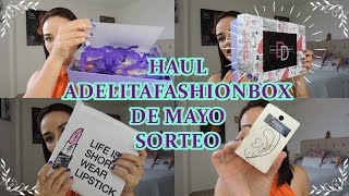 HAUL ADELITAFASHIONBOX DE MAYOSORTEOSARA DICE [upl. by Malilliw852]