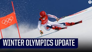 2022 Winter Olympics Shiffrin Finishes 18th in Downhill Event Medal Tracker  CBS Sports HQ [upl. by Siram]