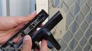 Replace  Change Security Door Handle and Locks With  Without Keys Under 5 Minutes [upl. by Zinn720]