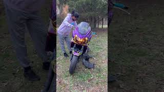 Custom Motorcycle OFFROAD 🪨 [upl. by Atilef]