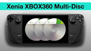 Steam Deck How To Play MultiDisc Games In Xenia  Xbox360 Emulator [upl. by Ateuqirne]