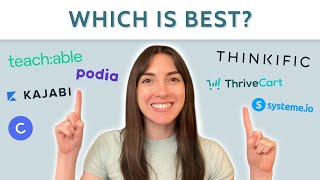 7 Best Online Course Creation Platforms in 2024  Teachable vs Thinkific vs Kajabi vs Podia [upl. by Kordula]