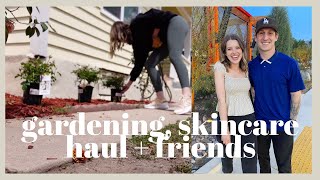 WEEKEND IN MY LIFE VLOG  Outdoor House Projects Skincare Haul  Hanging with our Besties [upl. by Reina]