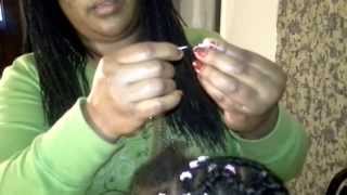 How To Apply Beads To Braids Beading Tutorial [upl. by Bittencourt]