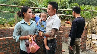 The CEO Helps Thuy Build an Outdoor Bathroom and Has a Warm Meal With The Construction Workers [upl. by Acinorev]