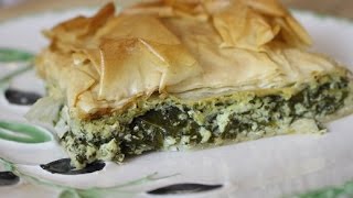 How to make THE BEST Greek Spinach Pie  SPANAKOPITA [upl. by Anatlus]