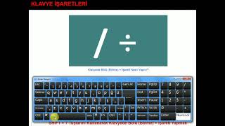 Klavyede Bölü Bölme ÷ İşareti Nasıl Yapılır How to Make Divide Division ÷ Sign on Keyboard [upl. by Tamra]