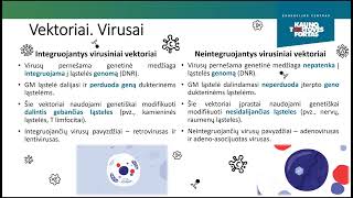 Genetiškai modifikuoti organizmai GMO I dalis Vektoriai [upl. by Hsetirp]