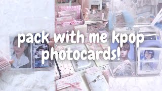 ✨🐰 packing kpop photocards 72 asmr tiktok compilation  minsbymon [upl. by Hegyera]