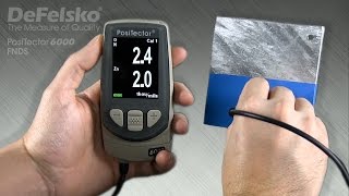 Duplex Coating Thickness Measurement—PosiTector 6000 FNDS [upl. by Ahders]