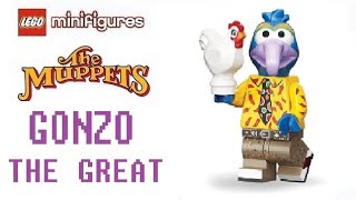 Lego Muppets Minifigures Gonzo Review [upl. by Glimp]