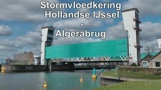 Stormvloedkering Hollandse IJssel  Algerabrug [upl. by Dleifxam267]