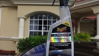 Meguiars Ultimate Waterless Wash and Wax review and test results [upl. by Ariahaj723]