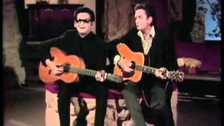 Roy Orbison amp Johnny Cash quotOh Pretty Womanquot Live on The Johnny Cash Show 1969 [upl. by Yentruoc]