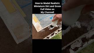 How to Build REALISTIC Models Using REAL Dirt for My Waffle House DIORAMA diy diorama miniature [upl. by Yeltihw]