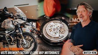 CHARLEY BOORMAN VISTS BREMONT FACTORY amp LONG WAY MOTORBIKES [upl. by Catina107]