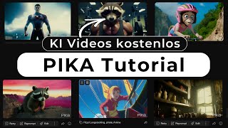 Die beste KI für Videoerstellung kostenlos benutzen PIKA TUTORIAL [upl. by Shapiro133]