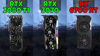 RTX 2080 Ti vs RTX 3070 vs RX 6700 XT Benchmark in 10 Games at 1080p 2024 [upl. by Romina]