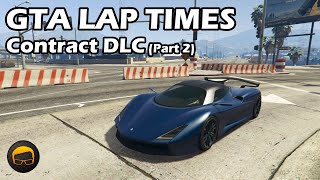 Fastest Contract DLC Cars Zeno Comet amp More  GTA 5 Best Fully Upgraded Cars Lap Time Countdown [upl. by Lusar213]