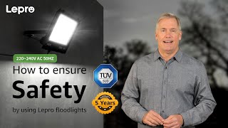 How to Ensure Safety by Using Lepro Outdoor Security Floodlights [upl. by Leilamag457]