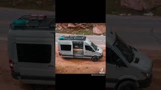 Mercedes Sprinter camper van conversion by Boulder Camper Vans ready to rock with Aluminess gear [upl. by Akienat]