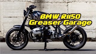 Custom BMW R1150 by Greaser Garage  Genoa Italy [upl. by Ariat]