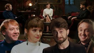 Harry Potter Reunion Trailer Emma Watson TEARS UP Reuniting With CoStars [upl. by Etnoval]