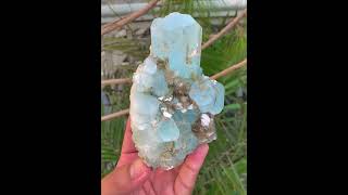 Aquamarine Crystals with Muscovite Mica from Pakistan [upl. by Rizas]