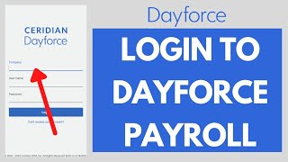 How To Login to Dayforce Payroll Account 2022  Dayforce Login  dayforcehcmcom Login [upl. by Meehyr580]