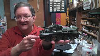 Model Building  Tamiyas Cromwell tank [upl. by Adlee]