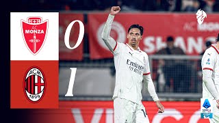 Reijnders’ decisive header secures victory  Monza 01 AC Milan  Highlights Serie A [upl. by Adihaj]