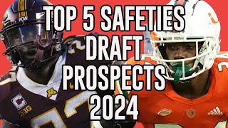 Top 5 Safeties in 2024 NFL Draft Tyler Nubin Kamren Kinchens amp More [upl. by Utir]