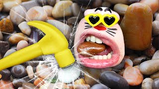 Mukbang  Pebble Stone Chocolate Realmouth EATING SHOW [upl. by Diella]