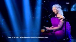 Thea Hjelmeland  FEATHERY  Live at Spellemannprisen  Norwegian Grammy Awards 2014 [upl. by Lenahtan900]