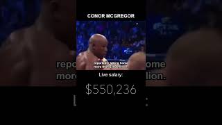 Conor McGregor Live Salary 🔥 trending shortsfeed ufc mma viralvideo [upl. by Ikcim]