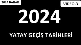 2024 YATAY GEÇİŞ TARİHLERİ 2024 BAHAR DÖNEMİ GEÇİŞ TARİHLERİ YATAY GEÇİŞ VİDEO3 [upl. by Joyann]