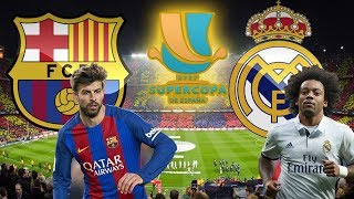 Barcelona 1 x 3 Real Madrid 13082017 Supercopa da Espanha 20172018 1° Jogo PES 2017 [upl. by Ahsienar]