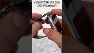 Apple Watch Ultra 2 with Titanium Milanese Band First Look amp Review🖤 shorts trending apple tech [upl. by Atsyrk]