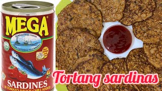 Tortang Sardinas  easy and quick recipe  Tipid recipe [upl. by Einhpets]