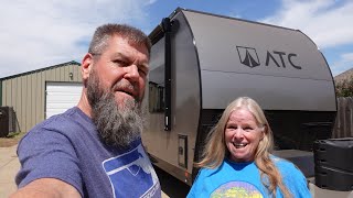 We bought an RV Heres our 2513 from the Aluminum Trailer Company ATC and Bob Hurley RV [upl. by Rezal516]