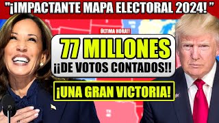 ¡¡¡ÚLTIMOS RESULTADOS DE VOTACIÓN TEMPRANA ¡Impactante Mapa Electoral 2024 Kamala vs Trump [upl. by Bashuk47]