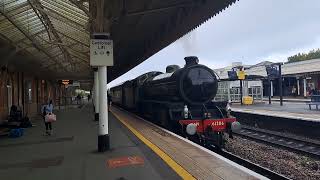 61306 mayflower 10th October 2024 leaving Taunton for crewe 5Z61 [upl. by Eirlav]