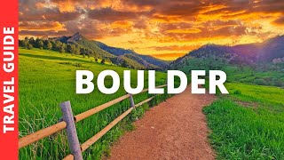 Boulder Colorado Travel Guide 15 BEST Things To Do In Boulder USA [upl. by Ahselrac]